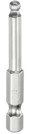 QUARKZMAN Kugelkopf Sechskant Schraubendreher 4mm(H4.0) Sechskant Schaft 50mm Lange Magnetischen Kugelkopf Bit 1/4 S2 Legierter Stahl Schraubendreher Bit Bitsatz Elektrowerkzeuge