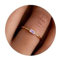 Aidenn Geburtsstein Ringe Gold für Frauen Damen,14K Vergoldet, Stapelbarer Alexandrit Ring für Mädchen, Geschenke zum Geburtstag der Mütter, Verlobungs, Hochzeits und Versprechensringe Schmuck 57cm
