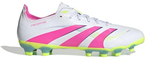 adidas League MG Fußballschuh Cloud White/Lucid Pink/Lucid Lemon 41 1/3