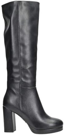 Stivali con tacco chunky, Tacco alto 7cm BLACK 39