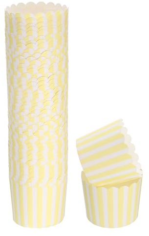 QUARKZMAN 50 er Papierbackformen Papier, Cupcake förmchen Boden 6 cm | Boden 6 cmLebensmittelqualität Ungebleicht, Antihaft & Fettdichte Pergament Cupcakeform Papier,für Feste/Feiern/zum Backen