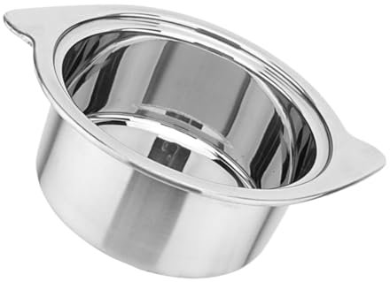 VINTORKY Pentola Per Una in Acciaio Inox 16 Cm Senza Coperchio Facile Da Pulire Robusta