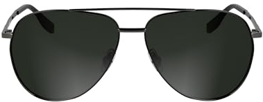KARL LAGERFELD Unisex Adult Sunglasses KL360S - Dark Gun with Solid Smoke Lens