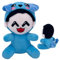 QNUOXEP Omz Plush Doll, Blau Cartoon Plüsch, Omz Plüschtier, Cartoon Soft Stuffed Pillow Figure, Geburtstags Fans und Kinder, 20CM