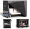 HICOVER 3 Seater Garden Swing Covers Waterproof Heavy Duty 600D Oxford Fabric Outdoor Swing Chair Cover Windproof Anti-UV Patio Garden Hammock Cover with Waterproof Zips (Black, 215x125x170cm)