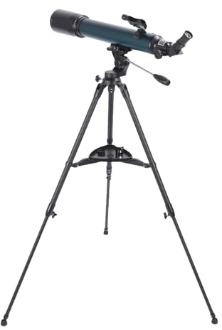 Bewinner Refraktor Teleskop 80 Mm Blende 700 Mm Brennweite, Vollständig Beschichtete Astronomie-Teleskop mit Einstellbarem Stativ, Smartphone-Adapter Bluetooth-Fernbedienung für Anfänger