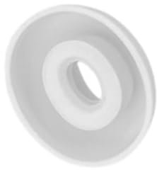 6 copri auricolari per OPPO Enco Air 2i/Air 3i/Air 3 Pro/Air 4 Pro/Free 3, copri auricolari in silicone, puntali auricolari, copri cuffie, copri auricolari S M L (Bianco latte)