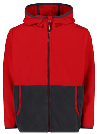 CMP Jungen Jacke Fleecejacke Midlayerjacke Kid Jacket Fix Hood