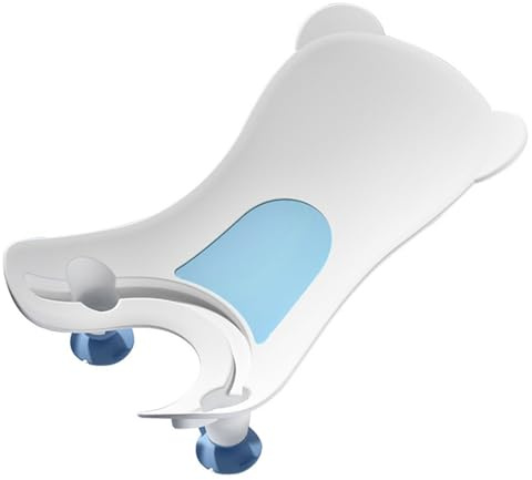 Lavandino da bagno per bambini con ventosa, lavandino dal design ergonomico portatile per bagnetto, strumento di lavaggio sicuro per supporto per natiche in PP per vasca da bagno per uso quotidia..