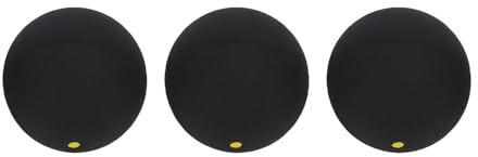 FILFEEL Set da 3 Squash Professionali - Palline in Gomma Elastica a Basso Rimbalzo per Allenamento Principiante e Pratica Competitiva - Palline da Squash Sportive da 4 Cm di Diametro Conformi Alla