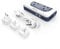 BESTEK Voltage Converter 110V to 230V Step Up Transformer with 4-Port USB Charging US/EU/AU Adapter UK to US Travel Charger, White-Blue