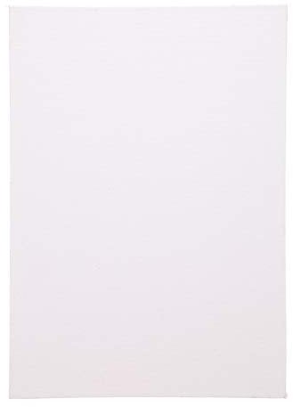 Baker Ross AW791 Leere A4 (4 Stück) grundierte und gespannte Leinwand perfekt für Malerei und Künstlerarbeiten, Weiß