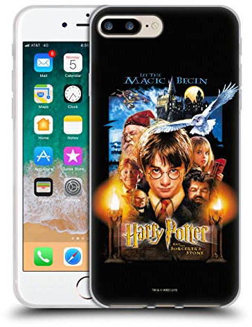 Head Case Designs Offizielle Harry Potter Poster 1 Sorcerer's Stone II Gelhülle [Militärischer Schutzgrad] Kompatibel Mit Apple iPhone 7 Plus/iPhone 8 Plus Und Kompatibel Mit MagSafe
