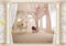 wandmotiv24 Fototapete 3D Raum Klavier Piano Baum Vorhang, XL 350 x 245 cm - 7 Teile, Wanddeko, Wandbild, Wandtapete, Raumerweiterung Säulen M6085