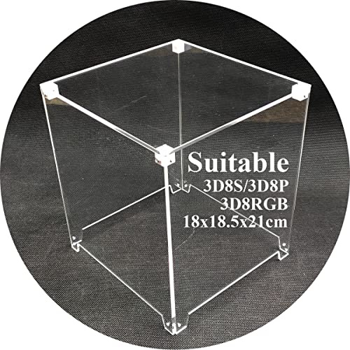 iCubeSmart 3D LED Cube Gehäuse Transparentes Acryl Gilt nur für die Modelle 3D8-BLUE und 3D8-MULTI