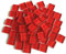 FireAngels Craft Material Mosaic Tile, Micro Glass Tiny Mini Mosaic Tile DIY Hobbies Children Handmade Crystal Free Stone Craft Material Creativity 300g (Red)