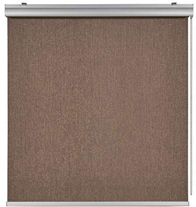 Estores enrollables Opacos Premium con galería y cadeneta en Aluminio de Máxima Calidad Estor Opaco Blackout Cortinas Dormitorio Opacas persianas STORESDECO | Color Marrón 100 x 250 cm