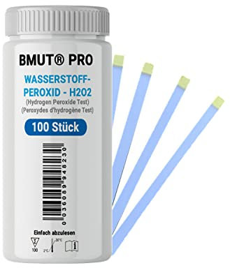 100x Wasserstoffperoxid 0-100 ppm Teststreifen Wassertest H2O2 – Konzentration messen