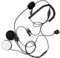 WODASEN Motorcycle Helmet Headset Helmet Earpiece Mic 2 Pin Compatible with Kenwood Compatible with Bao Feng Two-Way Radios