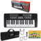 ffalstaff STUDIO-37 Tastiera Elettronica Ricaricabile 37 Tasti per uso Scolastico - Borsa con Imbottitura di 5 mm con Tracolla e E-book Suona la Tastiera