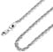 Diamday 4MM Mens Twist Rope Chain Necklace Gold Chain Silver Chain Black Chain for Men Boys Women, Stainless Steel 18K Gold Plated Men Chain 1