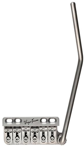 Vega-Trem VT1 Standard 6 vis Satin Stratocaster Chevalet Tremolo pour Strat sans mods, installation facile