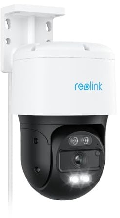Reolink 4K PT PoE Überwachungskamera Aussen mit Auto-Tracking, Spotlights, 355° Schwenk 90° Neige, Personen-/Fahrzeug-/Haustiererkennung, 30m Farbnachtsicht, 2-Wege-Audio, Zeitraffer, RLC-830A