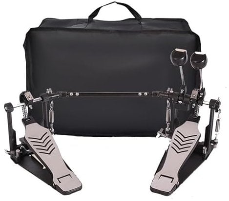 Double Drum Pedal Tread Hammer Professionelles Drum Foot Pedal Double Chain Cam Kick Drums Übungszubehör