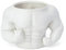 Weielt 3D Muscle Coffee Cup, Muscle Gym Workout Fit Fitness Little Miss Weights Diet Funny Humour Coffee Cups, Novelty Ceramic Mug Gifts for Women Men Gym Lovers, Christmas Gifts (White)