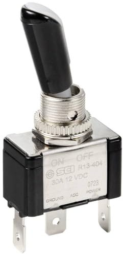 TRU COMPONENTS TC-11193832 Rocker switch 12 V/DC 30 A Kontinuierlich 1x Aus/an 1 Stück(e)
