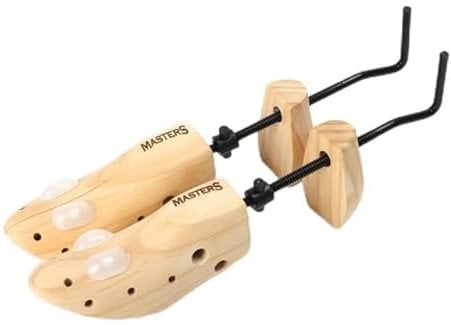 Ladies Shoe Stretchers with 4 Removable Ortho Plugs| Solid pine | Suitable for Shoe Sizes 3-8 | Helps with Blisters, Bunions, Calluses, Corns, Hammertoes, Overlapping Toes and Toe Pains (WOMEN)