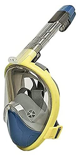 Schnorchelmaske, Kindergröße, Tauchmaske, Vollgesichts-Antibeschlag-Schnorchel-Tauchmaske, Unterwassermaske, Brille, Trainingsmaske
