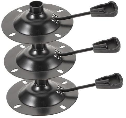 LALAFINA 3St Stuhlgestell fußkreuz für bürostuhl Schwenkfuß für Bürostuhl austausch der schreibtischstuhlbasis Stuhl ersatzteil Spielstuhl Gaming-Stuhl Stuhlversorgung Ersatz-Stuhlbasis