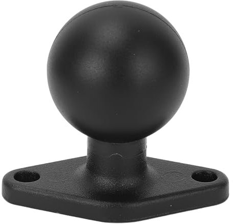 1,5-Zoll-Kugelhalterungsbasis, Kugelbasis mit Runder Platte aus Aluminiumlegierung und Kugeladapter, Kompatibel mit C Größe 1,5 Zoll Kugel-Doppelsockelarm