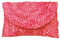 JSGHGDF Stylish Women's Fashion Handbags Trendy Clutch Elegant and Versatile Straw Evening Bag, Red