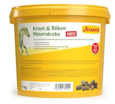 Josera Pferd Kraut & Rüben Mineralcobs | 3kg für Pferde