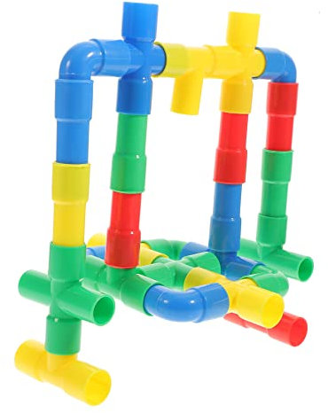 GLSTOY 1 Set Wasserbauklötze Lernspielzeug Bunte Steckbausteine Für Kreatives Und Pädagogisches Lernen