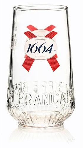 Kronenbourg 1664 Pint Glass Glasses Beer Lager Roxley Man Cave