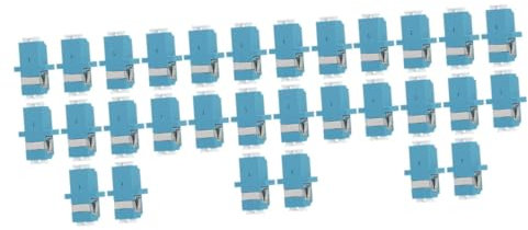 Hemobllo 3sets Fiber Optic Adapter Fiber Optic Coupler Internet Fiber Optical Coupler Single Mode Optic Adapters Adapter Connector Optical Network Terminal Optical Cord Plastic Sky- 10pcs*3
