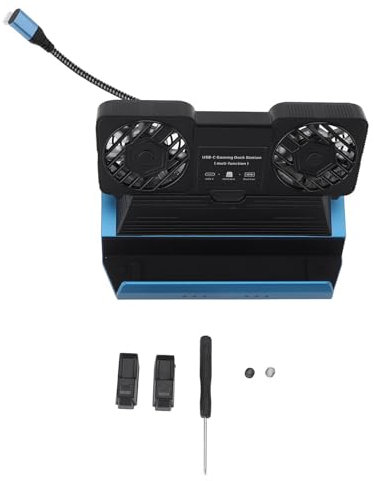 VBESTLIFE Dual Reflowing Ven per Legion Go, per Claw, per per 2, Costruito in 10 in 1 Docking Station, 5 Gbps USB 3.0, 100 Mbps RJ45, USB C, HDMI 2.0, U3, M.2 NVME