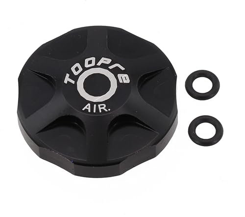 Tappo per forcella della bici per prestazioni migliorate su e per Rock SHOX, realizzato in lega di alluminio di alta qualità (nero)