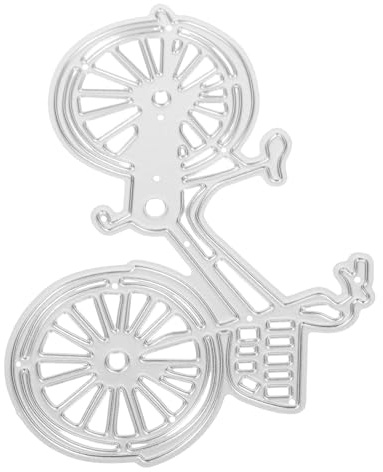 NUOBESTY Stanzform Nicht Verformbar aus Kohlenstoffstahl für Scrapbooking Fahrrad mit Filigranem Design für Handarbeiten und Heimdekoration
