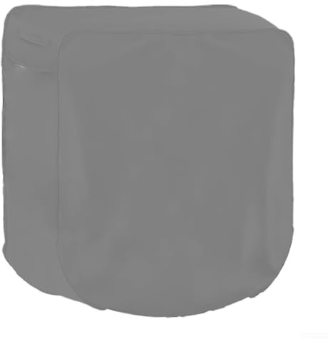CYRENT Abdeckung für Gartenschlauchtrommel, 600D Oxford, wetterfest, für wandmontierte, einziehbare Schlauchtrommeln, 60 x 45 x 60 cm, Grau