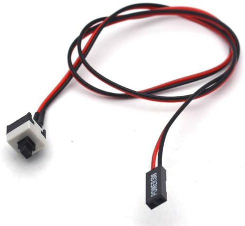 CFTGIW 2Pin PC Neustart der ATX -Computer -Chassis Motherboard Jumper Schalter für das Kabel P Jumper SwitchPC RESTARTING2PIN ATX2PIN JUMPERCHASSISS.