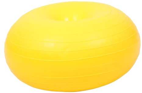 VICASKY Gelber Kleiner Pilatesball aus PVC für Haltung und Schultermuskeln | Wiederverwendbarer Yogaball, für Physiotherapiepraxis und Rehabilitation, Kräftigt Rumpf und Aktiviert den Körper