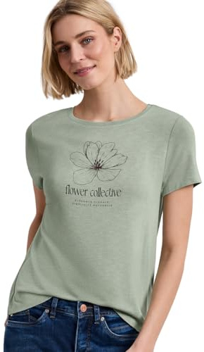Damen T-Shirt mit Rundhals und Artwork