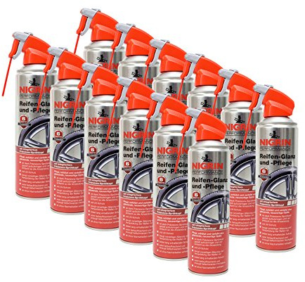 NIGRIN 12x 73896 Performance Reifen-Glanz und -Pflege 500 ml