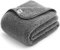 ALLISANDRO Flauschige Hundedecke【80x60cm Anthrazit】 Hunde Katzen Decke mit softe weiche zweiseitige Material Haustier-Decke, perfekt für Hundebett
