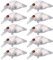 FREE FISHER 25 Stück unlackierte Angelköder-Rohlinge, Crankbait Rohlinge, harte Köderkörper, 6 cm/7,2 g