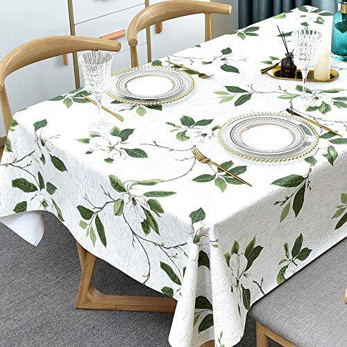Plenmor Wachstuchtischdecke Plastik Tischdecke Wetterfest, Wachstischdecke Table Cloth Waterproof Wachstuch Tischdecke Quadratisch Tischdecke Outdoor